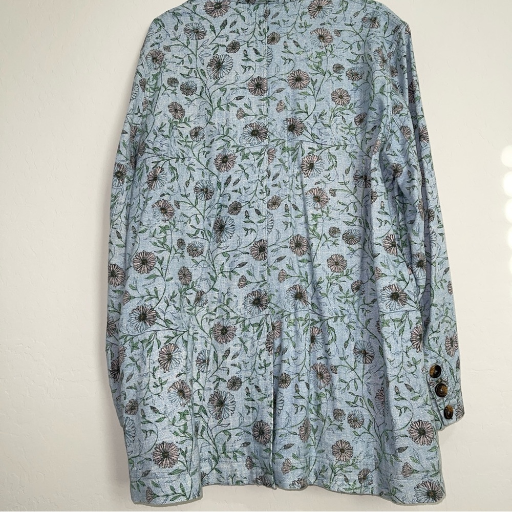 Free People We The Free Floral Print Blazer Size Medium - Picture 2 of 7